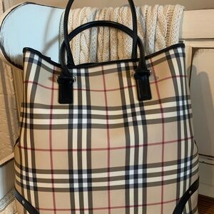 Burberry Beige Checkered Women's